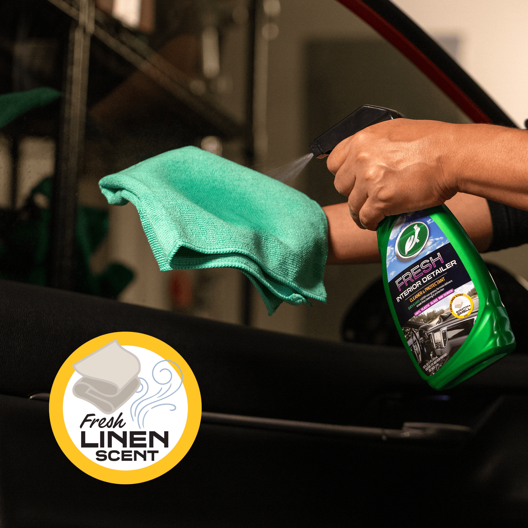 (2 pack) Turtle Wax Fresh Interior Detailer, 16 oz