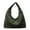 Green, variant on Women's Solid Color Draped Handbag Nylon Shoulder Bag Large Capacity Underarm Purse Slouchy Bag for Travel and Sports