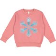 thumbnail image 2 of Inktastic Icy Blue Winter Snowflake Toddler Sweatshirt, 2 of 4