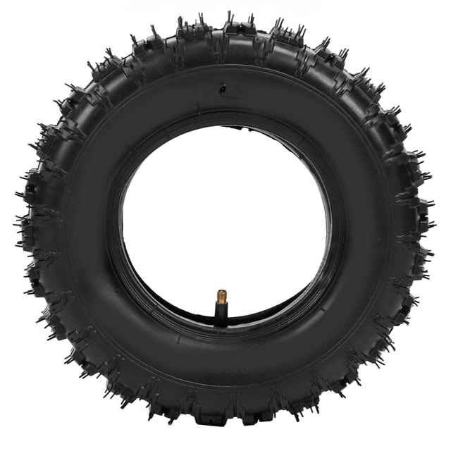 Tire Inner Tube Set, Antiskid Pattern Rubber 13x5.00-6 Tire Straight Metal Stem For Dirt Bike ATV Lawn Mower