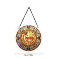 thumbnail image 3 of AZXY Deer Acrylic Puzzle Suncatcher, 7.87 Inch Stained Glass Window Hanging Decorations, Sun Catcher Indoor Outdoor Home Garden Ornament Gift For Adults Women Mom, 3 of 7