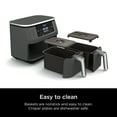 thumbnail image 3 of Ninja® Foodi® 6-in-1, 8-qt. 2-Basket Air Fryer with DualZone™ Technology, DZ201, 3 of 9