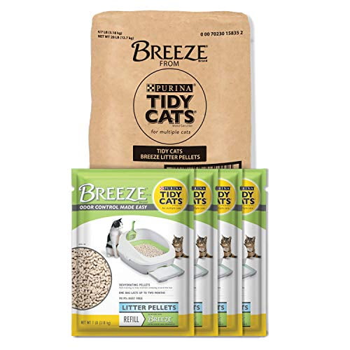 Purina Tidy Cats Litter Pellets, Breeze Refill Litter Pellets - (4) 7 lb. Pouches