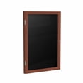 thumbnail image 6 of Ghent's Vinyl 36" x 30" 1 Door Enclosed Flannel Letterboard in Burgundy Red, 6 of 6