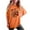Orange, variant on Yoga Tops Women Long Length Womens Blouses Casual Work Womens T Shirts Graphic Pack