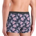 thumbnail image 4 of Men's Boxer Briefs, Light pink flowers Soft Comfy Mens Underwear Boxer Briefs Breathable With Widen Waist, 4 of 7