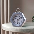 thumbnail image 5 of Reloj despertador silencioso, reloj de escritorio para estudiantes mayores, luz de lujo, reloj casero simple para dormitorio Zhivalor  CPB-US-XD2544-5, 5 of 5
