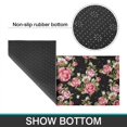 thumbnail image 6 of Pioneer Flower Floral Print Pattern Kitchen Rugs Sets Of 2,Anti Fatigue Kitchen Mat Rugs Non Slip Washable,Decorative Kitchen Floor Mats for Kitchen,Sink,Laundry,17"x30"+17"x47", 6 of 7