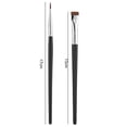 thumbnail image 5 of 3Pcs/Set Eyeshadow Brush Fine Angled Wooden Handle Multifunction Portable Eyeliner Brush Eye Makeup Tool Daily Use, 5 of 7