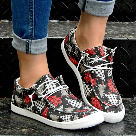 

Summer Savings Clearance! Zpanxa Womens Casual Shoes Womens Fashion Flats Shoes Lightweight Soft Comfortable Slip on Shoes Casual Shoe Canva Shoe Black 42
