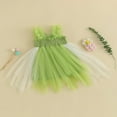 thumbnail image 3 of Butterfly Embroidery Tiered Tulle Sleeveless Dress for Girls, 3 of 9