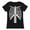 Black - Rib Cage Spooky Skull, variant on Halloween Skeleton Xray Rib Cage Costume Women T-Shirt