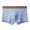 Sky Blue, variant on Jalioing Men's Comfort Boxer Briefs Breathable Lightweight Short Leg Trunks Soft Stretchy Cotton Underwear