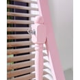 thumbnail image 4 of GTU Furniture Swivel Adjustable Full-Length Oval Wood Cheval Stand Floor Mirror(Pink), 4 of 6