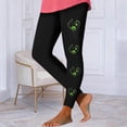 thumbnail image 2 of UVEASISHA St Patricks Day Pants for Women Shamrock Heart Printed Festive Yoga Leggings High Waisted Compression Active Pant Athletic Slim Fit Running Gym Tights Green XL, 2 of 6