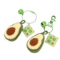 thumbnail image 1 of Yazoeia Avocado crochet keychain fun positive avocado crochet avocado stuffed craft crochet (A) CJC912-200531, 1 of 5