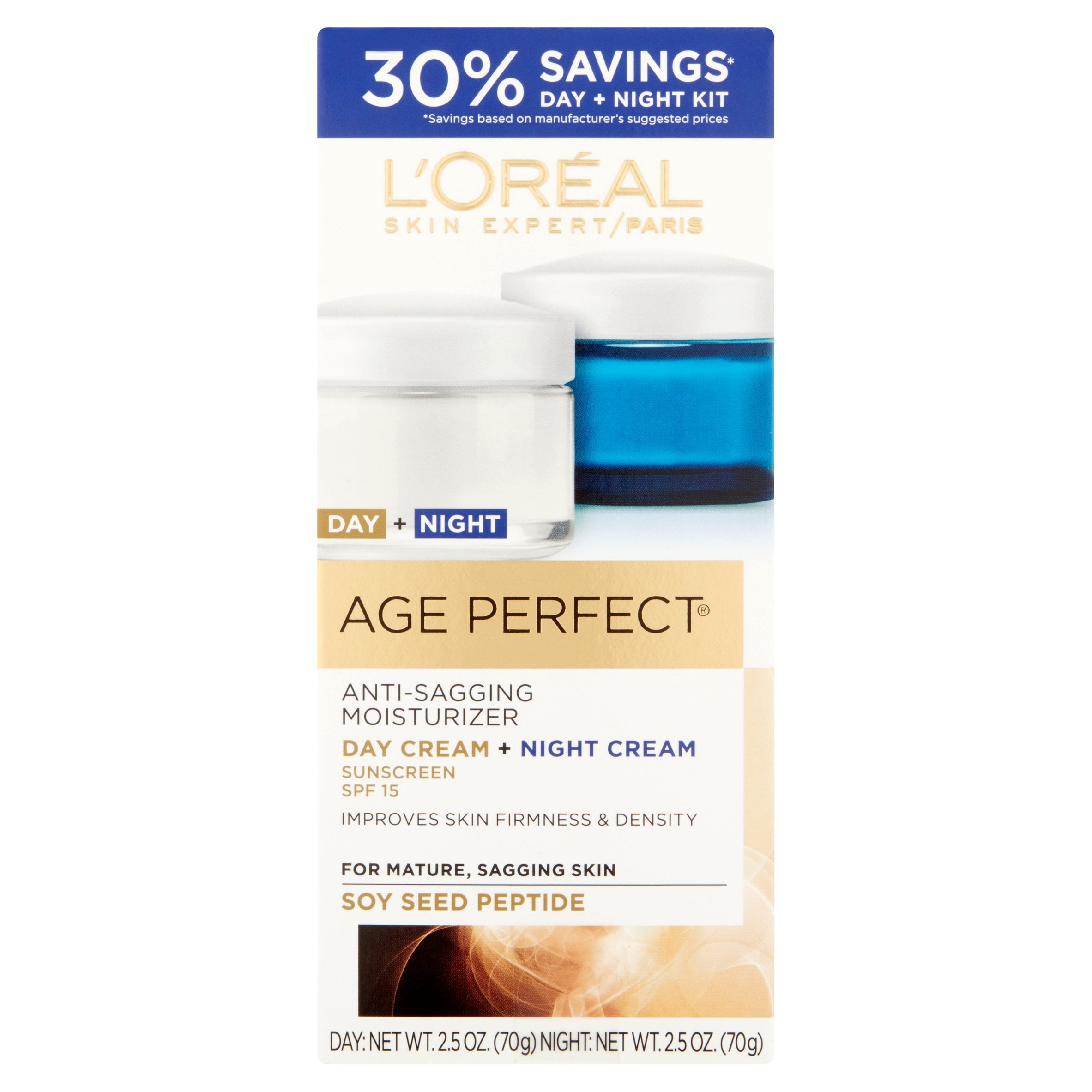 L’Oreal Paris Age Perfect AntiAging Face Moisturizer Day/ Night Kit