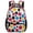 Color, variant on Colorful Dotted Circle Burst Art Oxford Backpack Multi Compartment Casual Carry Bag