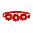thumbnail image 2 of Collar con pajarita de flores de diamantes de imitación para mascotas (gatos y perros) – Accesorio brillante y ajustable con cristales, ideal para bodas, fiestas, cumpleaños y ocasiones formales., 2 of 6