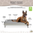 thumbnail image 3 of TailZzz Asher Wooden Pet Bed with Mattress | Large to Extra Large Pet Bed with Mattress | Elevated Pet Bed | Greenguard Gold Certified Wooden Pet Bed, 3 of 14