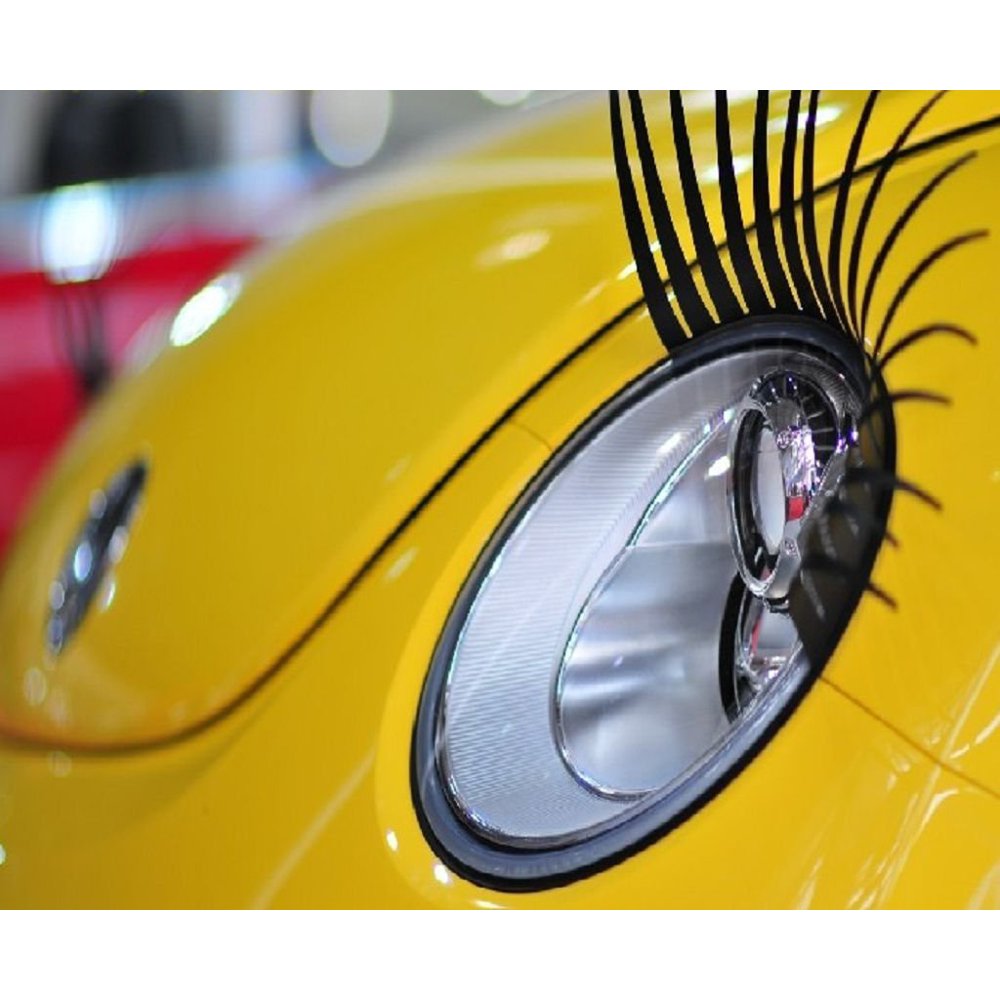 Car Eyelashes (Pair) Black by Hoolycow