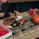 thumbnail image 5 of Halloween tablecloth Spider web towel table runner lampshade set B, 5 of 5