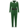 thumbnail image 4 of Nituyy Women Santa Hoodie, Christmas Dress Fancy Outfit Long Sleeve Jumpsuit, 4 of 5