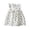 Beige, variant on REDARER Girls Floral Print Flutter Sleeve Dress Lightweight Casual Summer Playwear Beach Outfit,0-6 Months