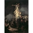 thumbnail image 3 of Van Rijn, Rembrandt 14x18 Black Modern Framed Museum Art Print Titled - Descent From The Cross, 3 of 5