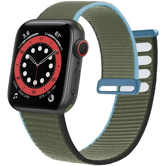 LEIXIUER 1/2/3Pack Adjustable Nylon Sport Loop for Apple Watch Bands 49mm 45mm 44mm 40mm 41mm 38mm 42mm for Women Men, Elastic Braided Velcro Bands Wristbands for iWatch Series 8 7 SE 6 5 4 3 2 1