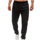 thumbnail image 2 of Pantalones largos de moda para hombre con cordón, cintura elástica, color sólido, pantalones casuales largos de chándal, pantalones para hombre, 2 of 6