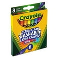 thumbnail image 2 of Crayola 523280 Ultra Clean Washable Crayons Large 8 Colors Box, 2 of 4