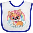 thumbnail image 3 of Inktastic Corgi Gifts Dog Lover Girls Baby Bib, 3 of 4