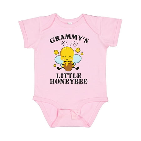 

Inktastic Cute Bee Grammy s Little Honeybee with Stars Gift Baby Boy or Baby Girl Bodysuit