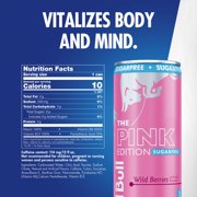 Red Bull Pink Edition Sugar Free Energy Drink Wild Berries Can - 12 fl oz