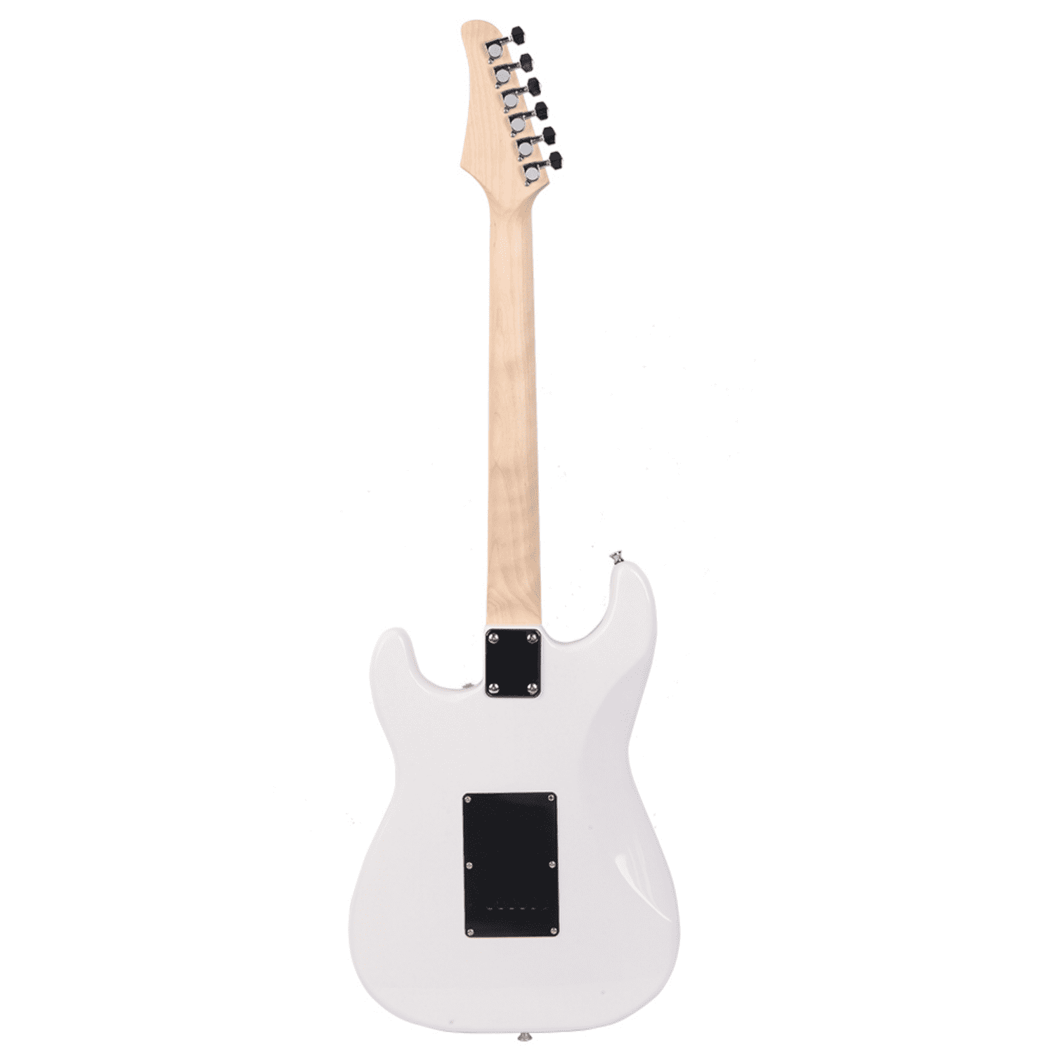 Hassch 39" Electric Guitar with Amp, Bag and Accessories, Beginner Starter Kit, Ideal Holiday Gift, White