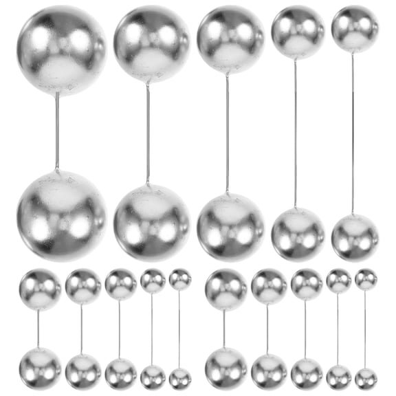 LOLIPPYY 108pcs Cake Decoration Toppers Set for Birthday Parties and Celebrations, Iron Visual Enhancers for Cake Decorating