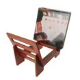 thumbnail image 2 of Desktop Music Album Display Stand - Wooden Film Storage Stand Vinyl Disc Storage Rack, 2 of 6