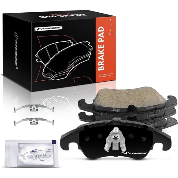A-Premium Front Ceramic Disc Brake Pads Set Compatible with Audi A4 2009-2016 A4 Allroad 2013-2015 A4 Quattro 2009-2016 Q5 A5 A5 Quattro A6 A6 Quattro A7 Quattro Allroad S4 S5 4 Pcs