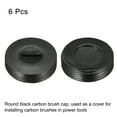 thumbnail image 3 of Uxcell Carbon Brush Holder Cap Motor Electric Brush Plastic Cover Thread Black 22mm OD 6.4mm Height, Pack of 6, 3 of 5