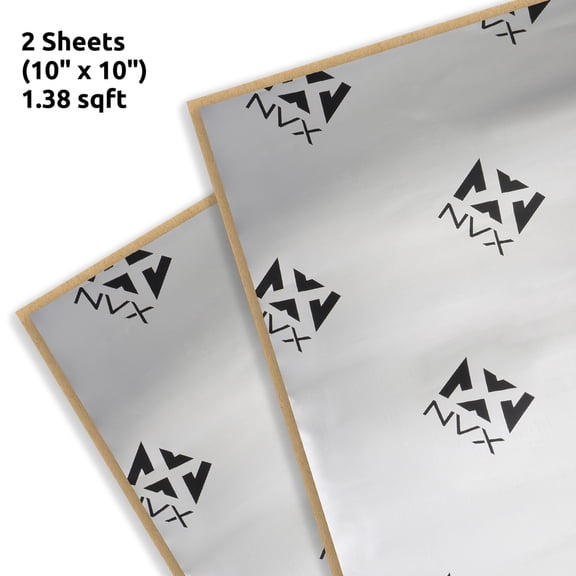 NVX SDSK2 1.38 Sq Ft Sound Deadening Speaker Kit (Two 10" x 10" Pieces)