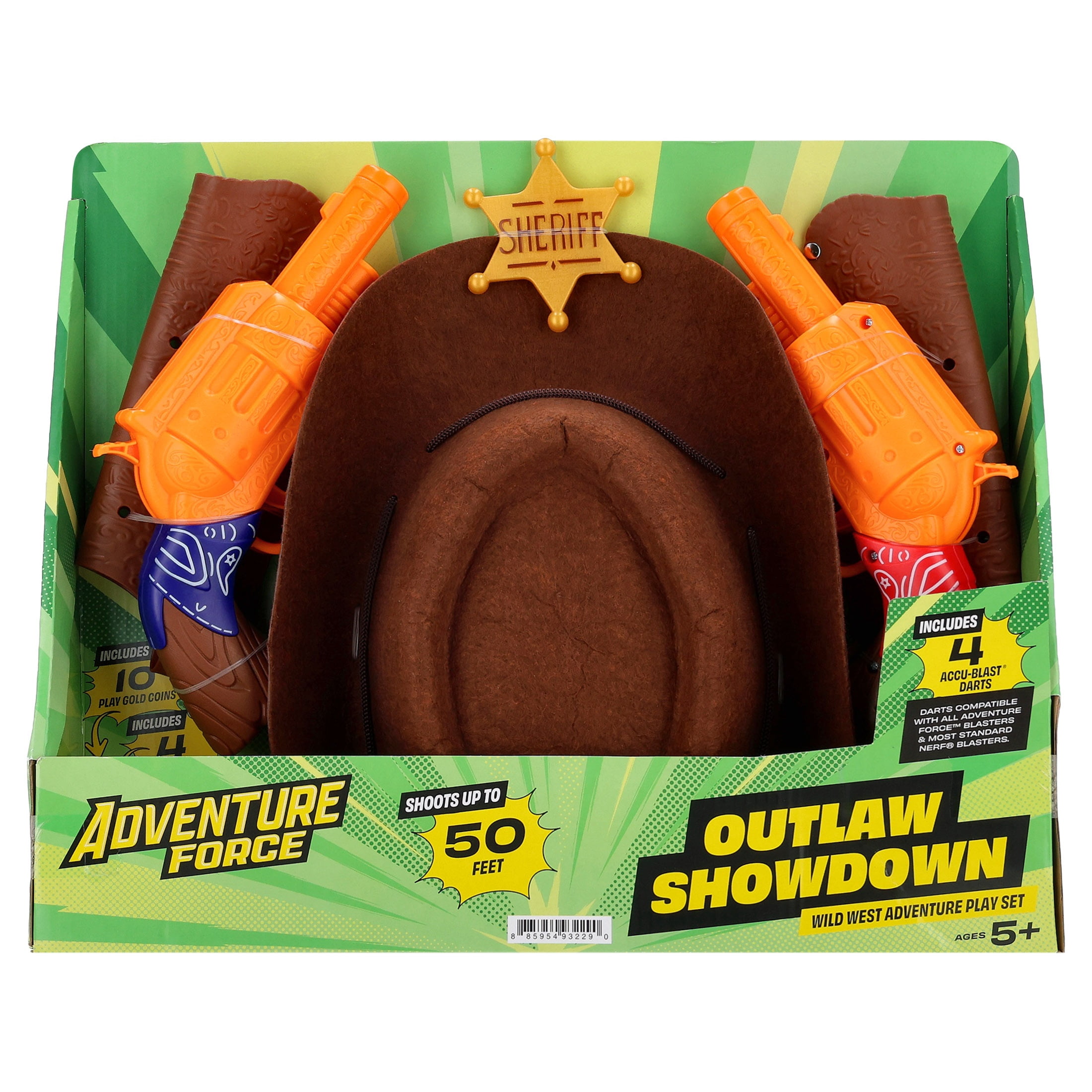 Adventure Force Outlaw Showdown Wild West Adventure Play Set, 21 Pieces
