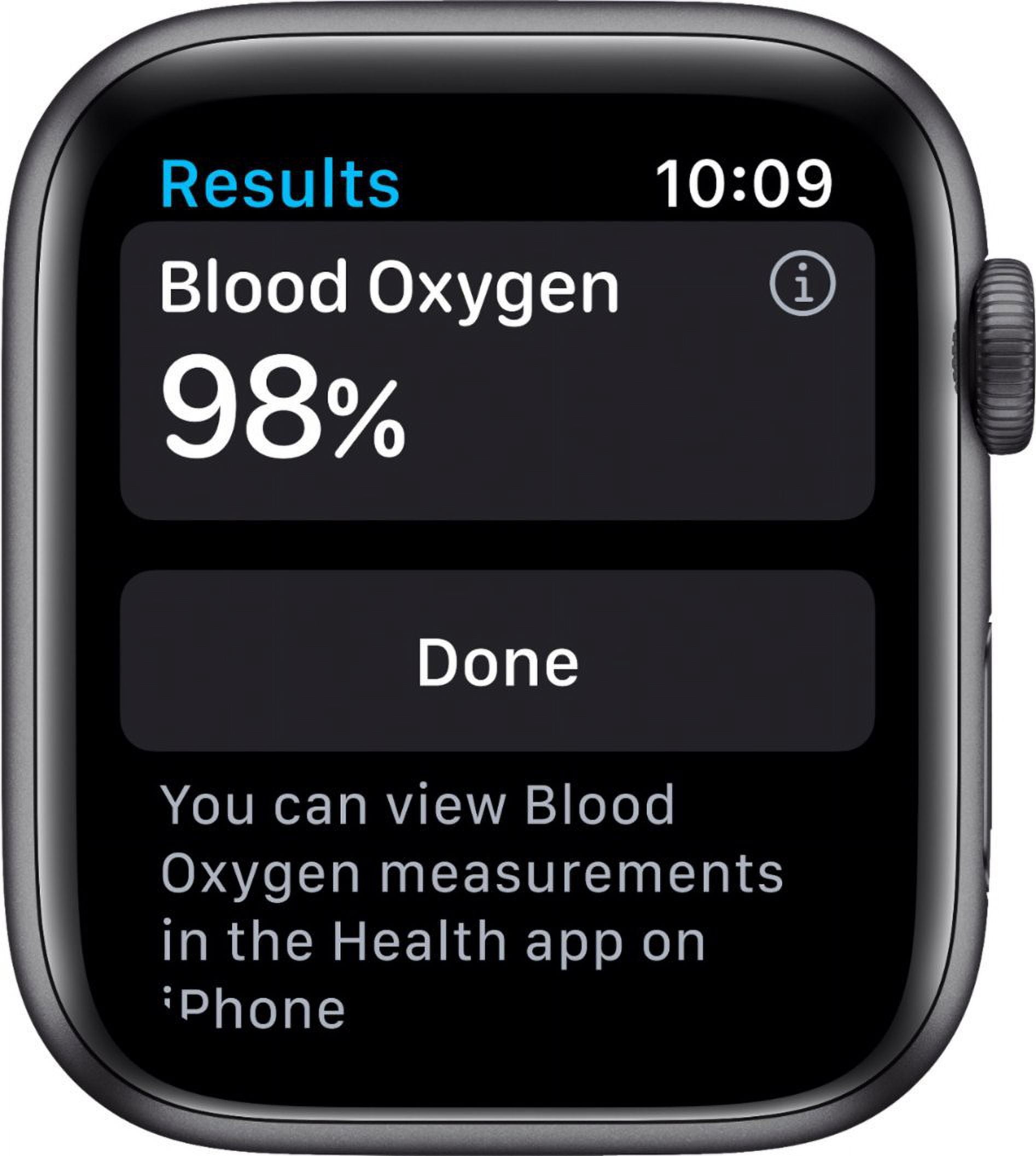 Pre-Owned Apple Watch Series 6 GPS + LTE, 44MM Space Gray Aluminum Case & Black Sport Band