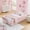 Pink + Boucle + Bedroom, variant on Twin Size Boucle Upholstered Platform Bed - Cute Rabbit Ear Headboard with Safety Rail & Side Pocket,Beige