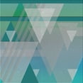 thumbnail image 1 of Ahgly Company Indoor Square Patterned Tiffany Blue Novelty Area Rugs, 3' Square, 1 of 6
