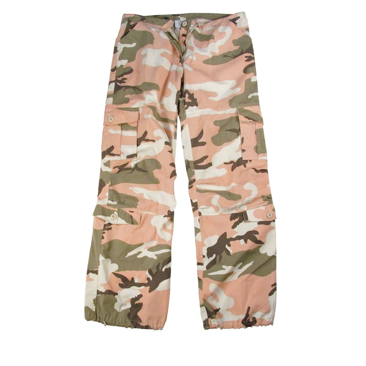 Women's Vintage Paratrooper Fatigues Pink Camo by Rothco