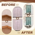 thumbnail image 4 of Cinta de reparación de madera Uxcell 4" x 33 pies Borde de flor, 4 of 7
