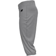 thumbnail image 4 of New Balance Men's Adversary 2.0 Piped Knicker Baseball Pants Grey/Navy L, 4 of 4