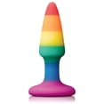 thumbnail image 2 of Colours Pleasure Silicone Anal Plug, Rainbow Edition, Mini, 2 of 3