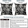 thumbnail image 4 of Orange Starfish Pillow Covers 20x20 Set of 2 Summer Ocean Beach Coastal Outdoor Decorative Throw Pillows Beachy Nautical Pillowcases Linen Cushion Case Decor for Home Sofa Couch Bed, 4 of 6